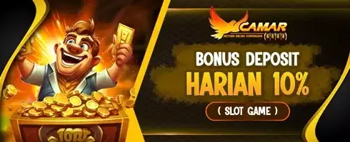 BONUS DEPOSIT HARIAN 10% promotion banner